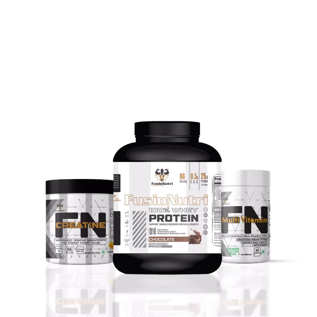 Fusionutri Muscle Power Combo (Whey + Creatine + Multivitamin)